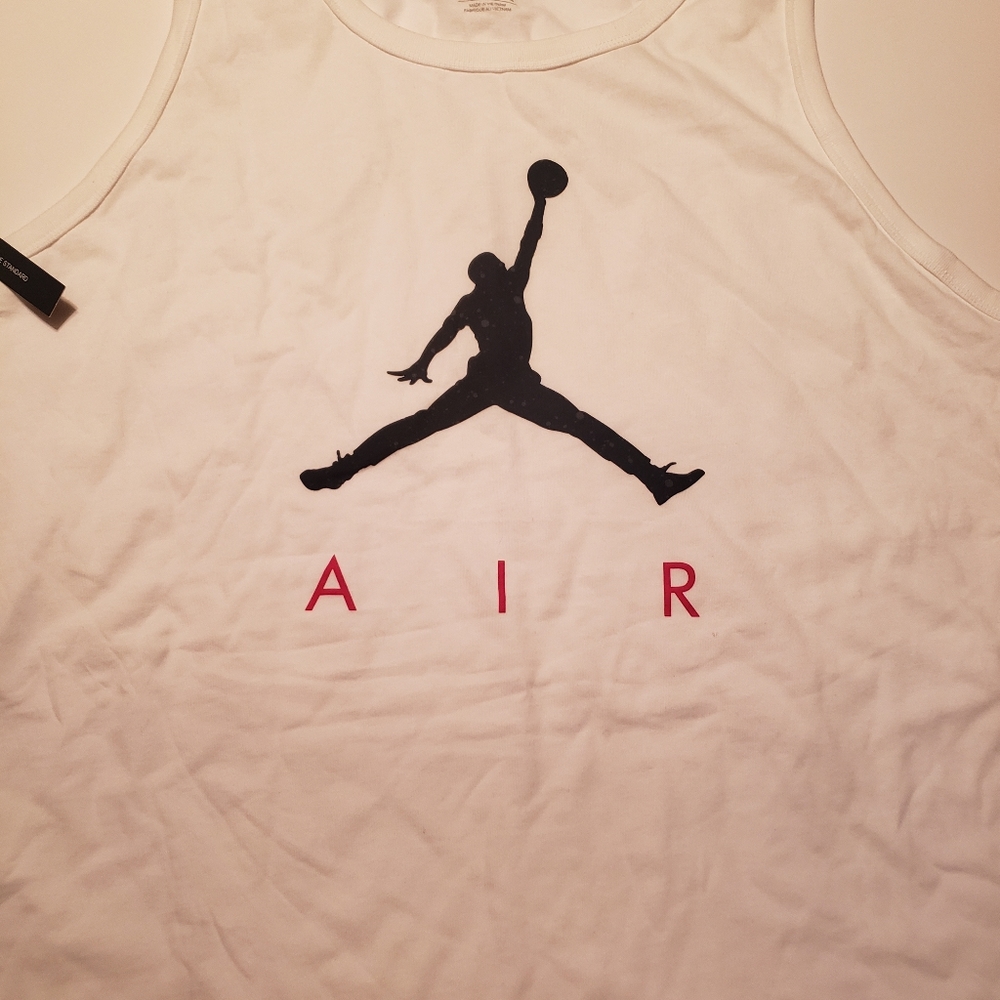 Jordan Mens Jumpman Tank Top White - Picture 15 of 16